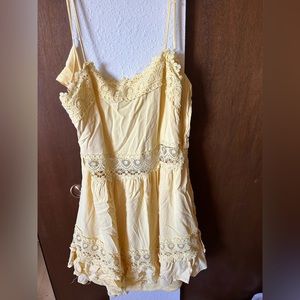 FINAL PRICE* Yellow Summer Dress